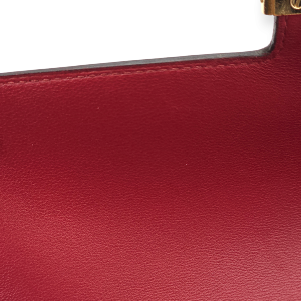Constance Rouge Grenat Wallet in Epsom, Palladium hardware - Image 5