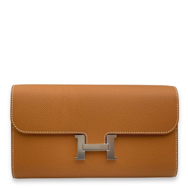 Constance To Go Gold Crossbody Bag in Epsom, Palladium hardware