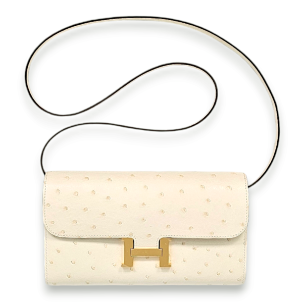 Constance To Go Nata Crossbody Bag in Ostrich, Gold hardware - Image 2