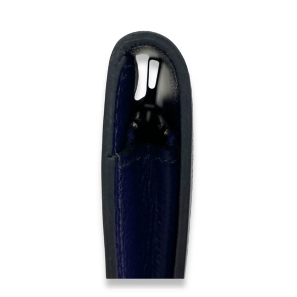 Dogon Compact Bleu Encre in Calfskin, Palladium hardware - Image 8
