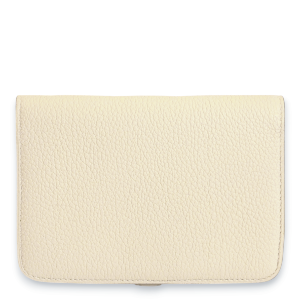 Dogon Compact Craie Wallet in Togo, Palladium hardware - Image 2