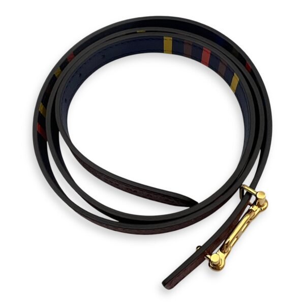 Encre 75cm Bicolor Maroon in Epsom, Gold hardware - Image 5