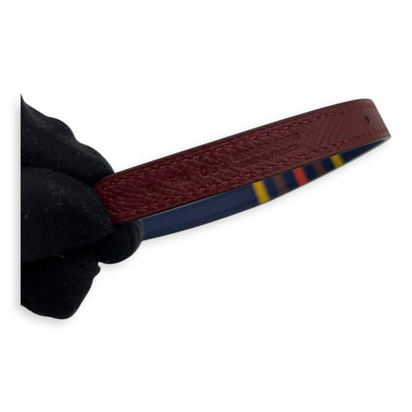 Encre 75cm Bicolor Maroon in Epsom, Gold hardware - Image 6