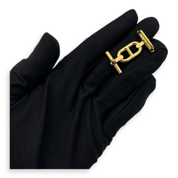 Encre 75cm Bicolor Maroon in Epsom, Gold hardware - Image 7
