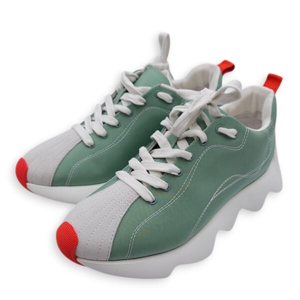 Envol 35.5 Vert Sneakers in Suede Leather - Image 2