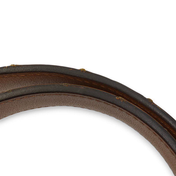 Etriviere 85cm by 32mm Jaune Belt in Matte Porosus, Palladium hardware - Image 10
