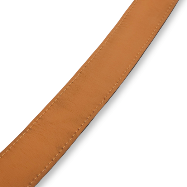 Etriviere 85cm by 32mm Jaune Belt in Matte Porosus, Palladium hardware - Image 5