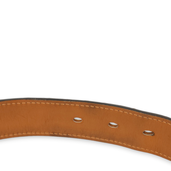 Etriviere 85cm by 32mm Jaune Belt in Matte Porosus, Palladium hardware - Image 7