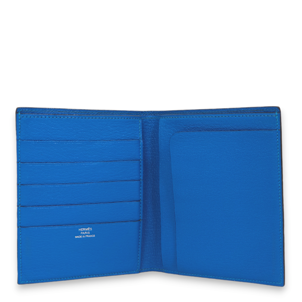 Evelyne Blue Mykonos Wallet in Chevre Mysore - Image 3