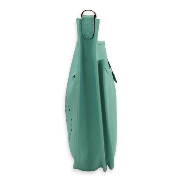 Evelyne III PM Blue Atoll in Epsom, Palladium hardware - Image 10