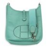 Evelyne III PM Blue Atoll in Epsom, Palladium hardware - Image 13