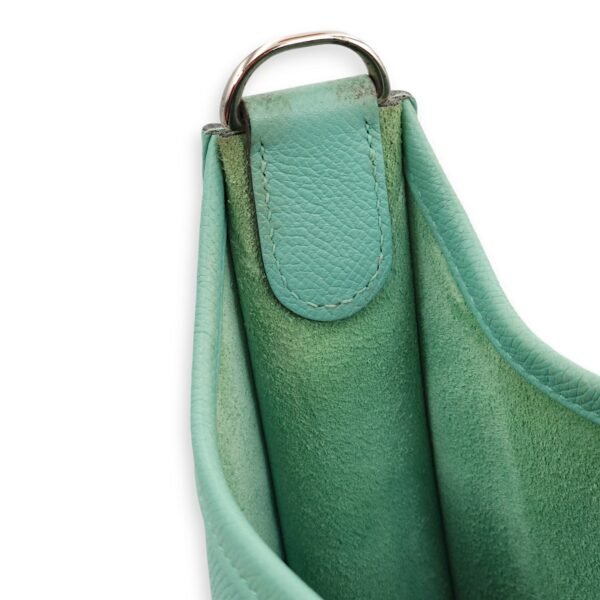 Evelyne III PM Blue Atoll in Epsom, Palladium hardware - Image 15