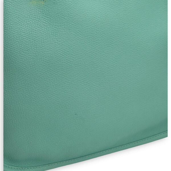 Evelyne III PM Blue Atoll in Epsom, Palladium hardware - Image 5