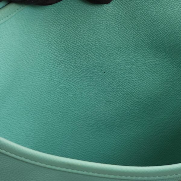 Evelyne III PM Blue Atoll in Epsom, Palladium hardware - Image 6