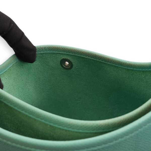 Evelyne III PM Blue Atoll in Epsom, Palladium hardware - Image 7