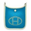 Evelyne Mini Blue Azteque/Vert Fizz/Mint in Swift, Palladium hardware