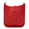 Evelyne Mini Rouge Pivoine in Clemence, Palladium hardware