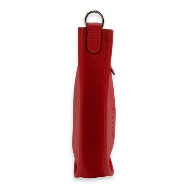 Evelyne Mini Rouge Pivoine in Clemence, Palladium hardware - Image 3