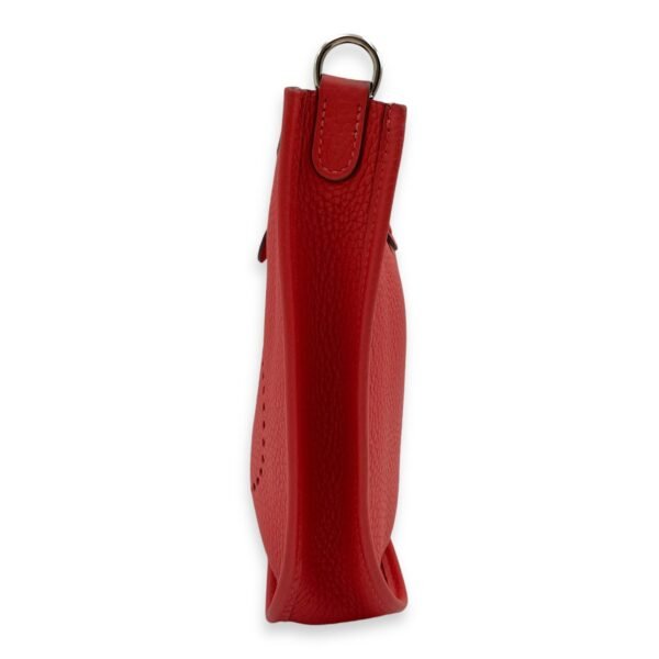 Evelyne Mini Rouge Pivoine in Clemence, Palladium hardware - Image 4