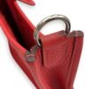 Evelyne Mini Rouge Pivoine in Clemence, Palladium hardware - Image 8