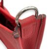 Evelyne Mini Rouge Pivoine in Clemence, Palladium hardware - Image 9