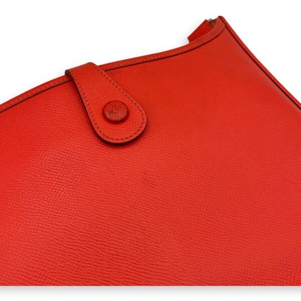 Evelyne PM Rouge Pivoine in Epsom, Palladium hardware - Image 6