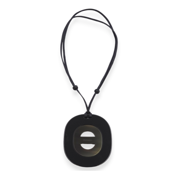 Fidelio Horn Black Necklace in Laquer - Image 2