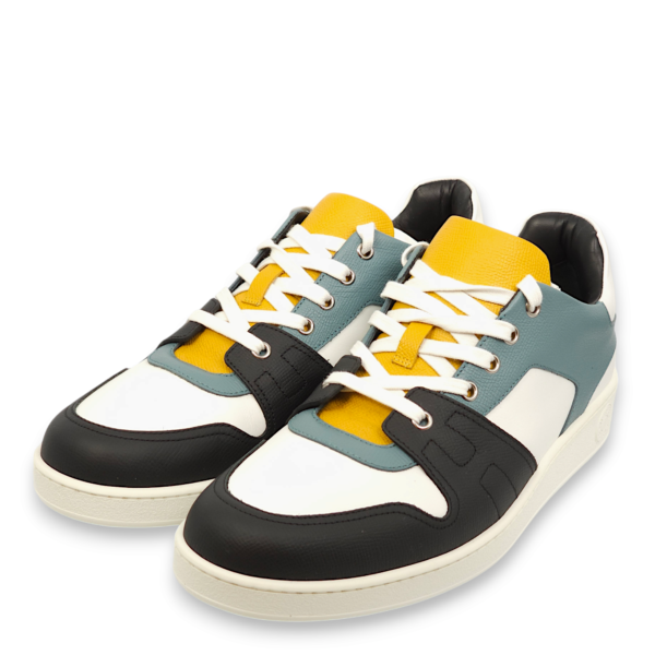 Free 43 Blue/Jaune Sneakers in Calfskin - Image 2