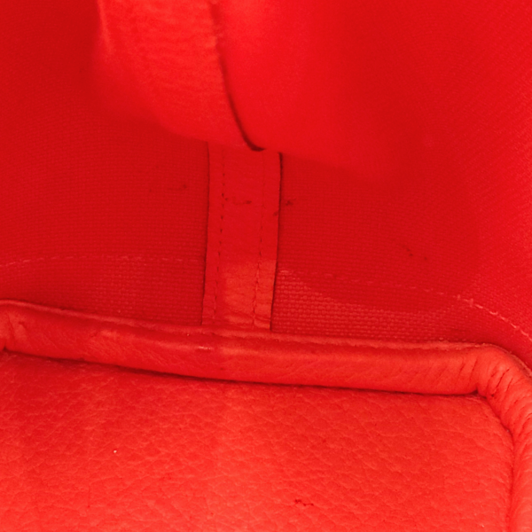 Garden Party 30 Rouge Tomate/Capucine in Toile/Negonda, Palladium hardware - Image 3