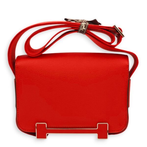 Geta Rouge De Coeur in Chevre Mysore, Palladium hardware - Image 2
