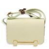 Geta Vert Fizz in Chevre Mysore, Gold hardware