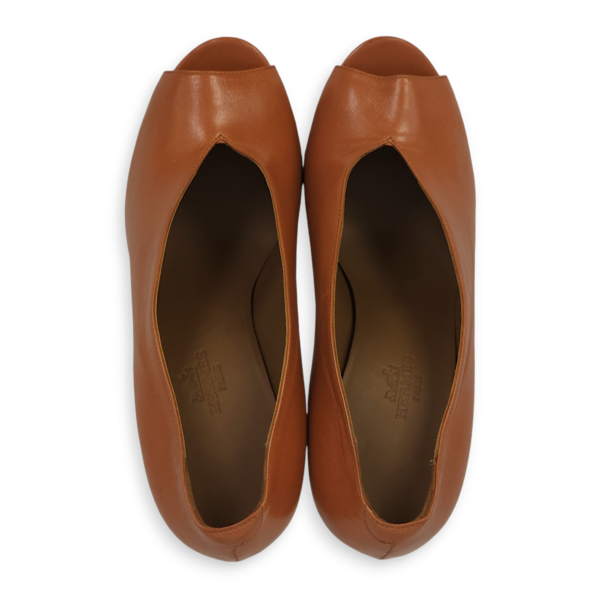 Glorin 85 Platform 36 Brown Heels