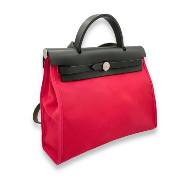 Herbag 30 Pink in Canvas, Palladium hardware - Image 3