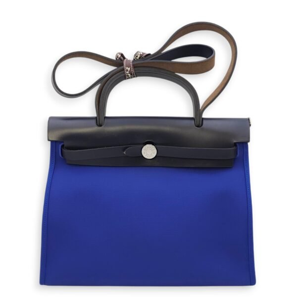 Herbag 31 Blue Electric in Toile, Palladium hardware