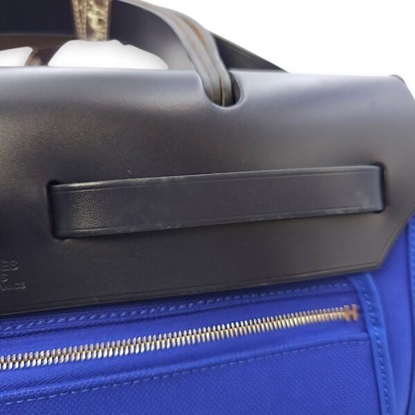 Herbag 31 Blue Electric in Toile, Palladium hardware - Image 2