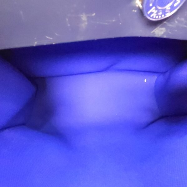 Herbag 31 Blue Electric in Toile, Palladium hardware - Image 7