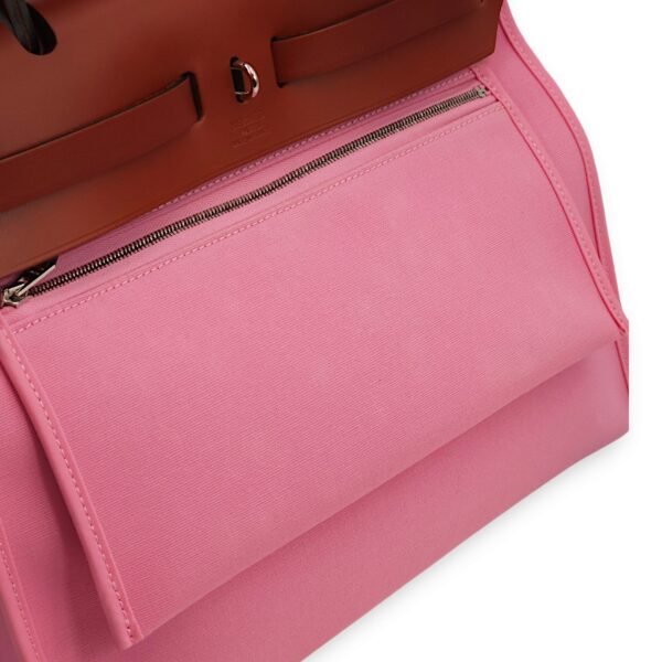 Herbag 31 Pink in Toile, Palladium hardware - Image 3