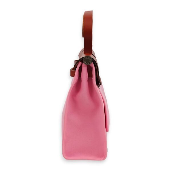 Herbag 31 Pink in Toile, Palladium hardware - Image 8