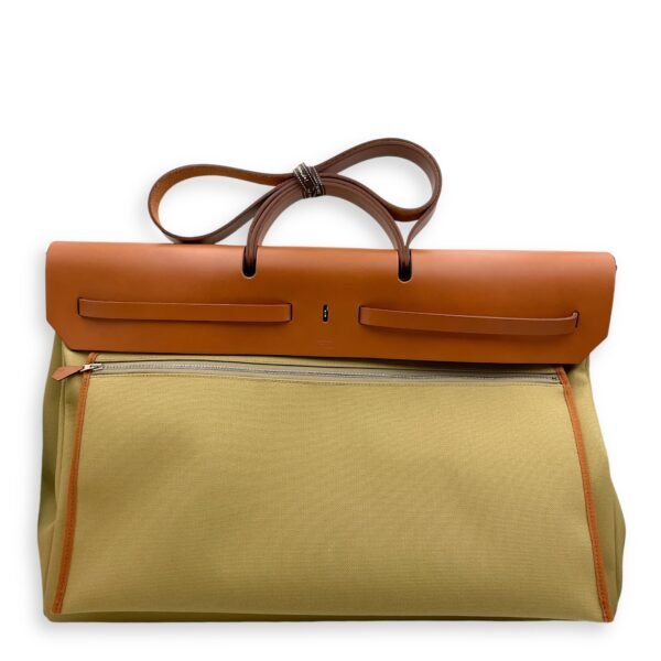 Herbag Cabin 50 Poussiere in Vache Hunter/Toile, Palladium hardware - Image 2