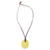 Horn Pendent Necklace in Orange - Image 2