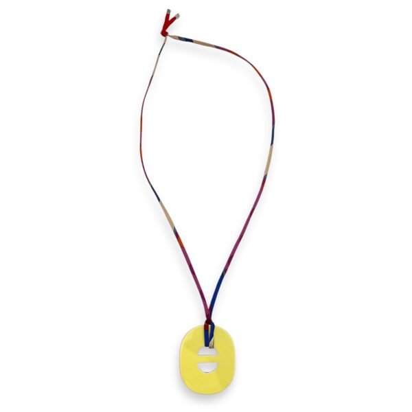 Horn Pendent Necklace in Orange - Image 2