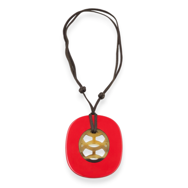Horn Rouge Necklace in Laquer - Image 2