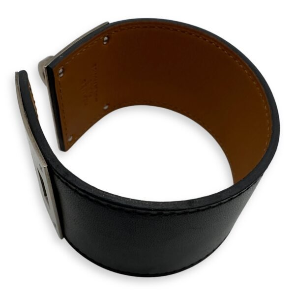 Kelly Dog Small Black in Calfskin, Palladium hardware - Image 7