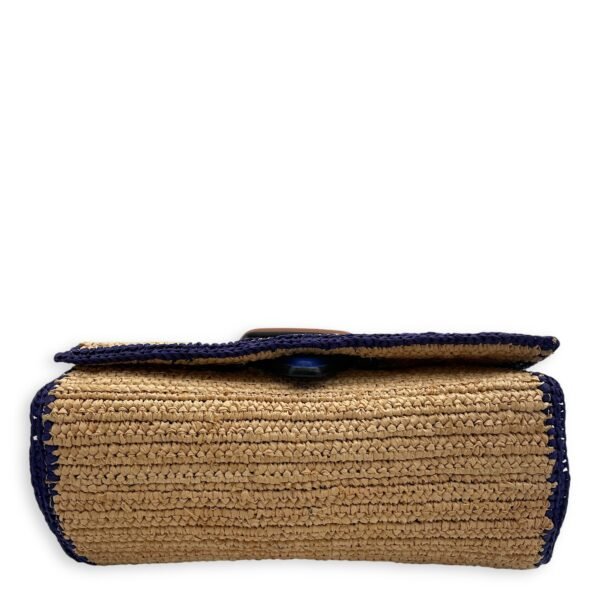 Barcelona Flap 24x15x10cm Beige, blue, purple, brown Crossbody Bag in Calfskin, Silver hardware - Image 5