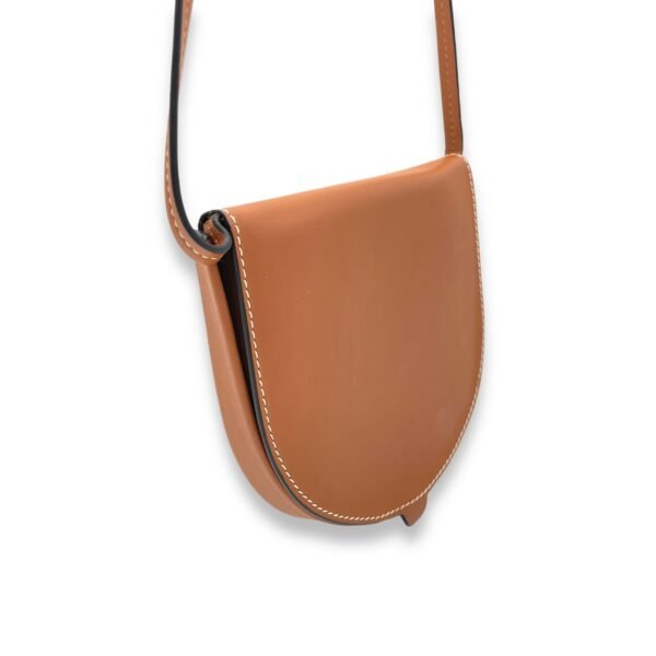 Heel Wallet Brown in Calfskin - Image 4