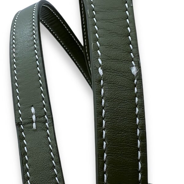 Extra Bag L27 Shoulder Bag Green in Calfskin, Gold hardware - Image 11