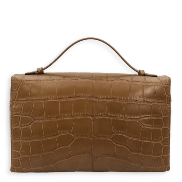Extra L27 Brown Crossbody Bag in Lambskin, Gold hardware - Image 2