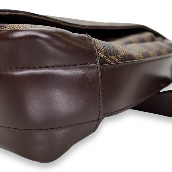 Abbesses Damier Ebene Messenger Bag in Coated Canvas, Gold hardware - Image 10