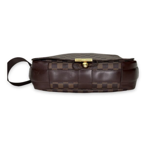 Abbesses Damier Ebene Messenger Bag in Coated Canvas, Gold hardware - Image 5