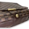 Abbesses Damier Ebene Messenger Bag in Coated Canvas, Gold hardware - Image 6